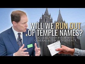 Could we ever run out of temple names? Elder Mark A. Bragg on why family history is accelerating