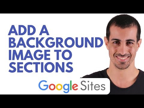How to Add a Background Image to Sections in Google Sites