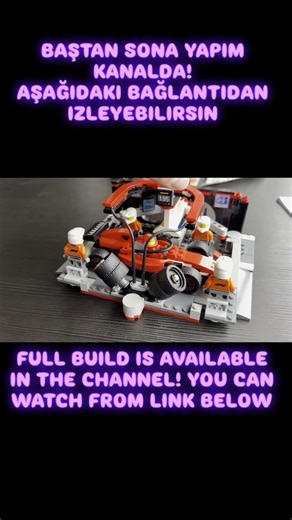 Step By Step Lego Formula 1 Set - Full Build Link Below
