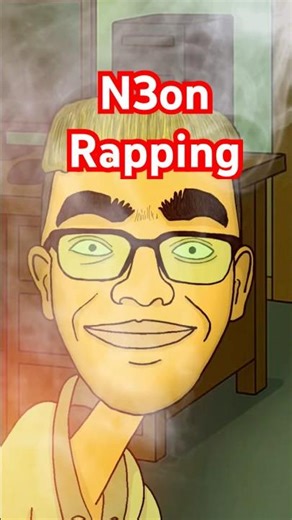 N3on rapping cartoon animation #n3on #kick #rapping #animation