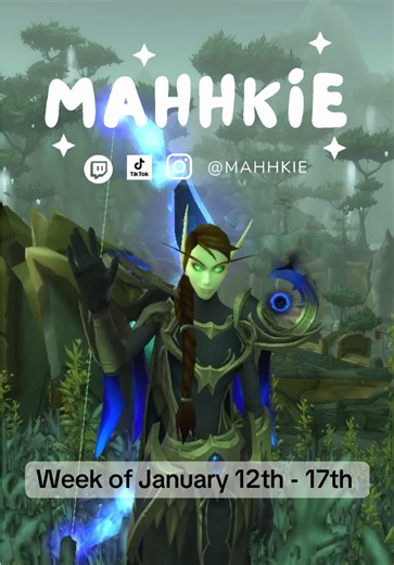What’s in store for this week’s WoW book club?? 🫢📝 make sure to check out what chapters we are reading for the week and join us Saturday at 7:30 pm (pst) in-game or on Twitch (@mahhkie) to find out! Chapters for the week are: 5-10 Meeting date: Saturday Jan. 17th at 7:30 pm (PST) Outfit theme: void ranger Location: Hardlyaaron’s home in Quillhaven 🪶 #worldofwarcraft #blizzardentertainment #videogames #girlgamer #wowbookclub @World of Warcraft @Blizzard