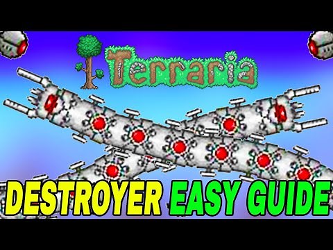 Terraria: How to Prepare for the Destroyer EASY Tutorial (Mechanical Boss Guide)