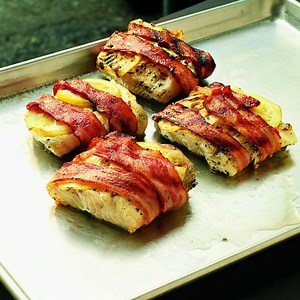 Bacon-Wrapped Halibut Fillets | Seafood Recipes