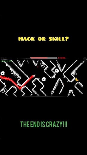 hack or skill? #gd #gaming #games #gameplay #geometrydash