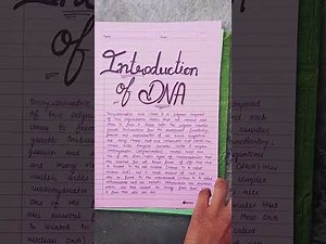 class 12th biology project file on DNA 🧬