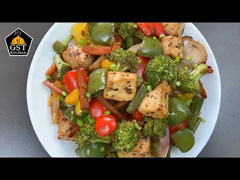 Healthy Vegetable Stir Fry | Weight Loss Recipe | Quick & Easy Dinner Recipe