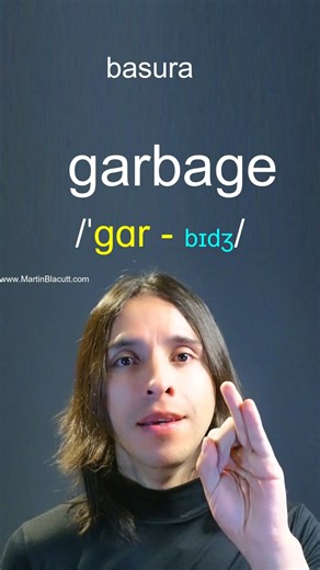 97K views · 6.1K reactions | Truco para pronunciar Garbage⚠️#englishteacher #Pronunciation #aprenderingles #englishlearning #communicationskills #english | English With Martin Blacutt | Facebook