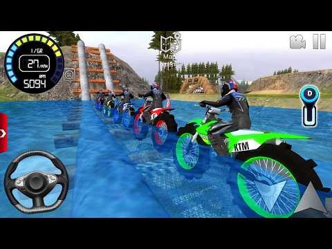 Juego de Motos - Extrema de Motocicletas #7 Offroad Outlaws Android / IOS gameplay FHD