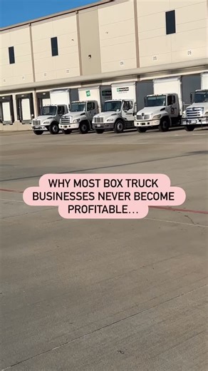 If you feel like the box truck industry isn’t working for you, it’s probably not the industry, it’s the setup. Too many people jump in without: • the right contracts • the right equipment • the right structure • or the right expectations Box trucking isn’t about chasing contracts. It’s about positioning yourself for consistency. When done correctly, trucking can change your entire life. This industry works but only for people who learn how to work it. 👉🏽 Save this if you’re serious 👉🏽 Follow