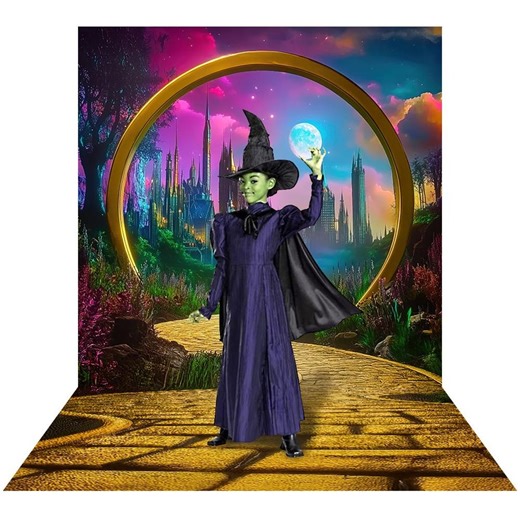 Wicked Backdrop: Emerald City Theatrical Fabric Banner - Etsy