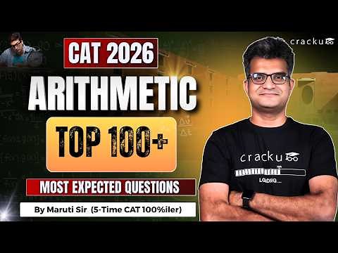 Top 200+ Most Important CAT Arithmetic Questions | Complete CAT Arithmetic Revision by Maruti Sir
