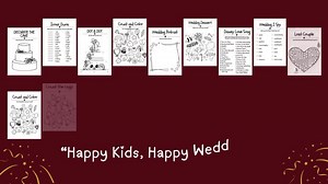 Kids Wedding Activity Book: 40  Games & Coloring Pages (PDF, Canva Editable) - Etsy
