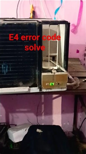 Carrier Window AC E4 Error Code: How to Fix E4 Error in AC #airconditioner #ac
