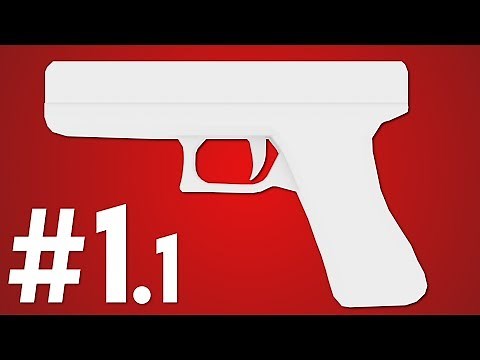 Blender Tutorial | How To Make a Low Poly Gun #1.1