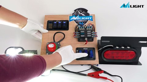 Nilight Battery Switch 1-2-Both-Off 12V 24V 48V 600A High Current Heavy Duty Battery Power Cut Master Switch Disconnect Isolator for Truck Vehicle Trailer RV Marine Boat Yacht