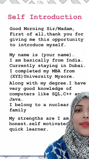 Self-Introduction Tips for Interviews in Dubai