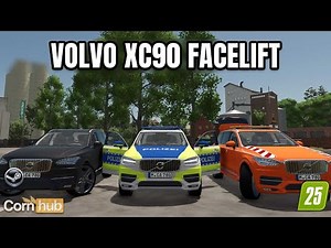 LS25 Volvo XC90 Facelift – Modern emergency SUV with blue lights & siren