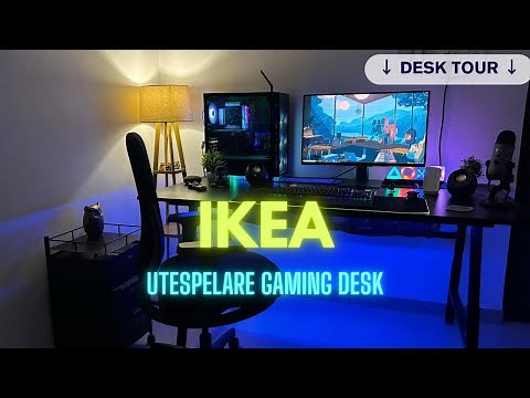 IKEA Utespelare Gaming Desk Tour| Installation| Long-Term Review| Desktop Accessories