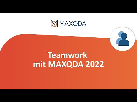 Teamwork mit MAXQDA 2022