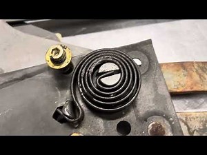 Rebuilding the window regulator spring assist in a Classic Porsche 911