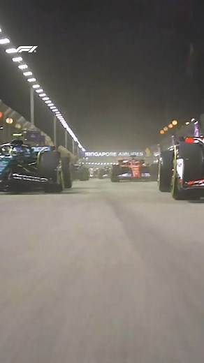 FORMULA 1® on Instagram: "The pack chasing through the streets of Singapore  Watch the race start from Russell's rear camera  #F1 #Formula1 #SingaporeGP"