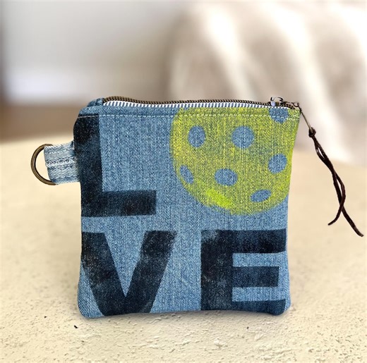 Pickleball Zipper Pouch, Small Zipper Bag, Gift for Her - Etsy