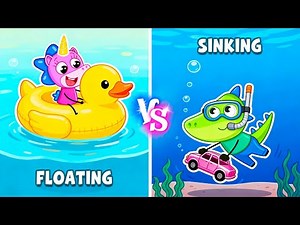 Why do Toys Float or Sink?? 🫧 Fun Science for Kids! Teeny Mimi Lab 🦄