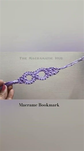 Easy Macrame Bookmark Tutorial