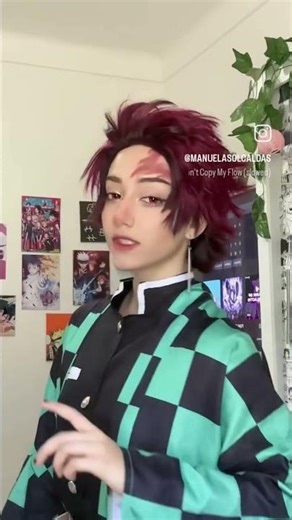 Tanjiro, Zenitzu and inosuke cosplay dance #automobile #demonslayer