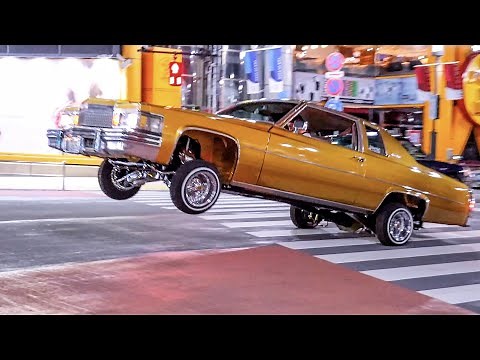 【大都会でホッピング!!】深夜の渋谷に集結するローライダー達!!【FHD1080p/60fps】/Tokyo midnight lowriders!!