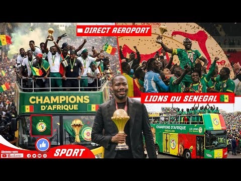 🔴 DIRECT –Exclusif Arrivée des Lions depuis Maroc