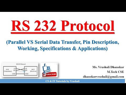 PA 4.1 RS 232 Protocol | Communication Protocol | Parallel VS Serial Data Transfer