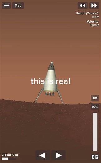 I LANDED ON MARS!!!!! #space flight simulator