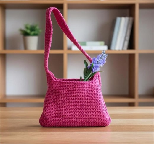 Crochet Evening Bag Pattern | Simple Shoulder Bag Crochet Pattern | Beginner Handbag Tutorial | Digital PDF Crochet Pattern - Etsy