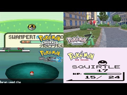 Pokémon - Evolution of Catching Animation (1996-2025)