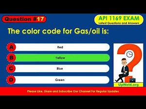 API 1169 Pipeline Construction Inspector Exam Type Question and Answers