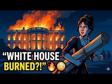 The Night the White House Burned Down 🔥😳 | War of 1812 Story That Shocked America 🇺🇸