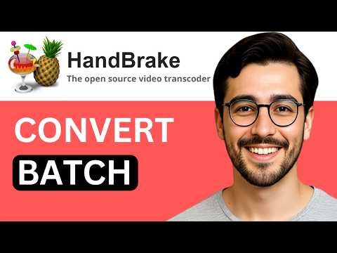 How to convert multiple video files with Handbrake - Easy Guide (2026)
