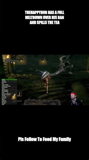 The_Happy_Hob has a full meltdown over his ban and spills the tea #TheHappyHob #Darksoulsdrama #Banr