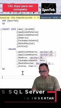 💻🚨INSERT - Stored Procedures for MS SQL Server #mssqlserver #insert #tsql #create