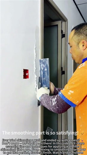 Easy Way to Learn Skimming Walls – Smooth Finish! ✨