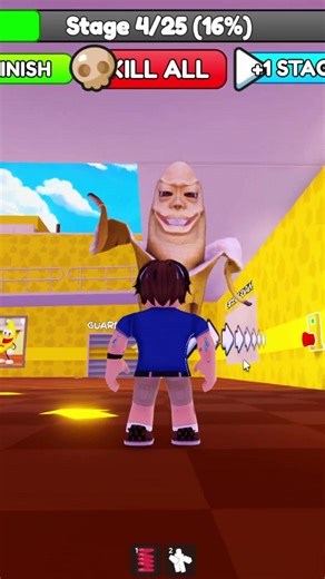 BANANA JUMPSCARE #roblox #jumpscare #scaryobby