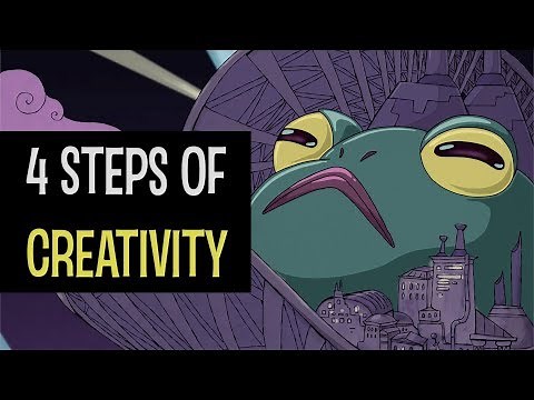 How To Be More Creative: 4 Stages Of Creativity (Creative Theory)