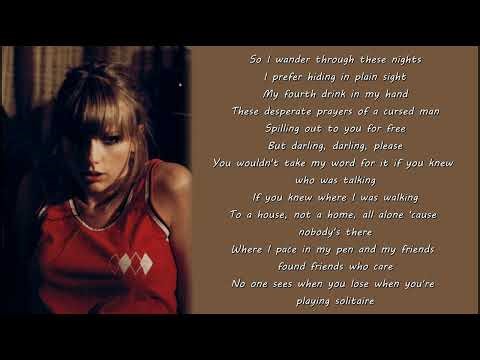 Taylor Swift - Dear Reader (Lyrics)