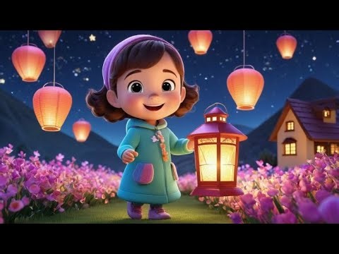 Sleepy Lanterns Winking One by One | English Nursery Rhyme | Kids Songs | Baby Music