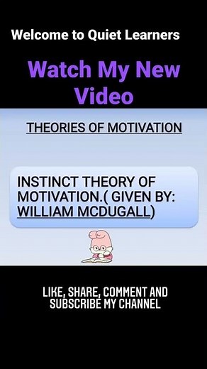Instinct Theory Of Motivation. Given By: William McDougall.