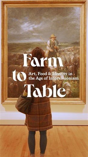 Living in a food-loving city, you've likely heard the phrase "farm to table" at farmers markets, local restaurants, or culinary events. But what does that phrase mean in the context of France's culinary revolution? Hear directly from Theresa Papanikolas, the Ann M. Barwick Curator of American Art at SAM, as she explores the rich history of French art, food, and identity. From Monet's haystacks to Victor Gabriel Gilbert's market and cafe scenes, this exhibition dives into famine and feast in Fran