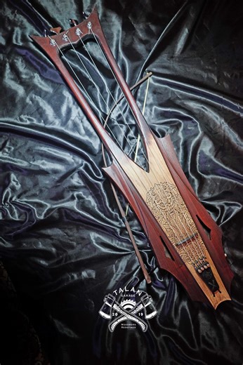 Four-string Bass Talharpa With Built-in Pickup, Tagelharpa, Strasharpa, Bowed Harp, Yuhiko, Viking Lyre, Acoustic Harp, Handmade Talharpa - Etsy UK