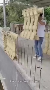 Very nice concrete balusters that you can just use without stressing yourself Top Views tv please f0ll0w my backup page Amazing Vlog 247 | Top Views tv