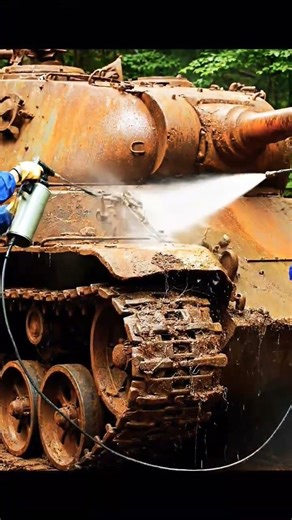 100 Year Old Abandoned Tank Restoration | Satisfying Military Vehicle Restoration #beforeandafter